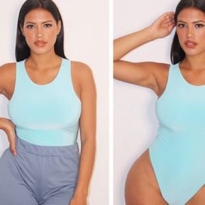 Shape Aqua Sleeveless Slinky Bodysuit